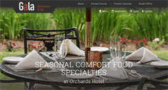 Desktop Screenshot of galarestaurant.com